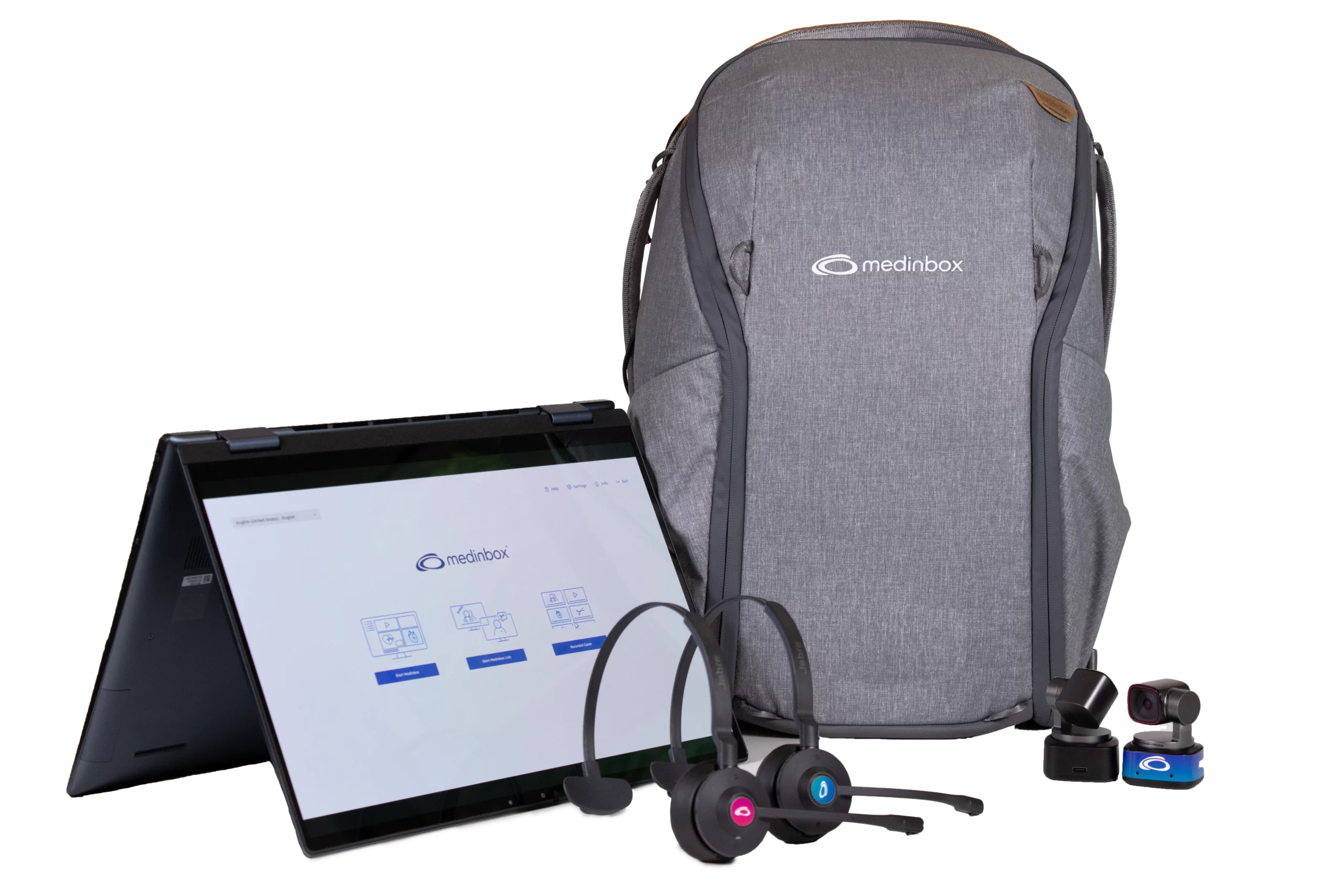 Medinbox Air ultralightweight remote proctoring and support solution in interventional environments